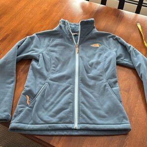 North face fleece full zip jacket